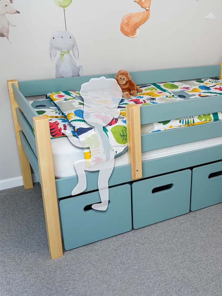 Kids Bed with Slide & Storage | Digital Plans product image (1)