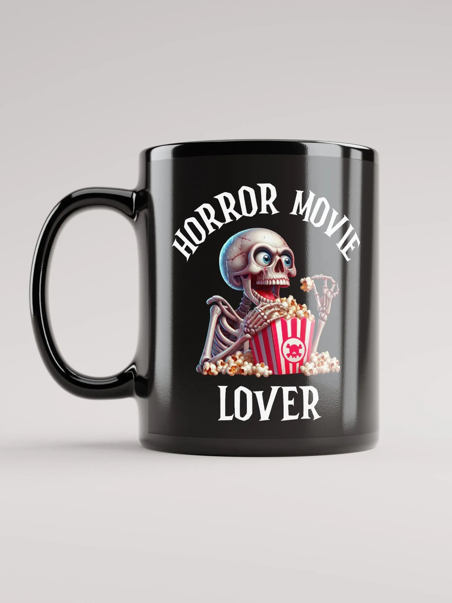 Horror Movie Lover Black Glossy Mug product image (7)