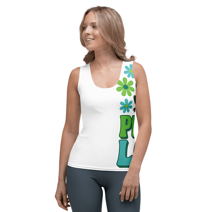 Retro Peace and Love Women's Tank Top product image (1)