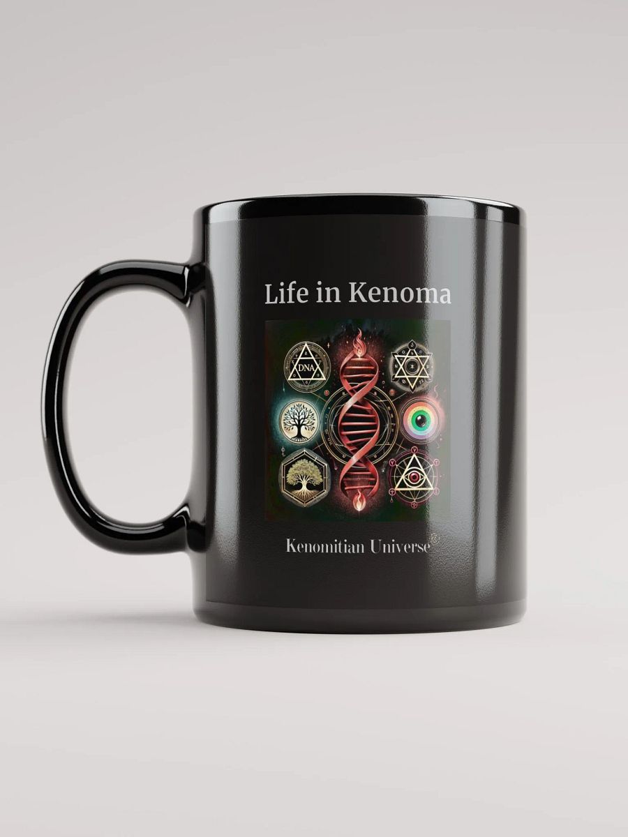 Life in Kenoma | Black Glossy Mug product image (6)