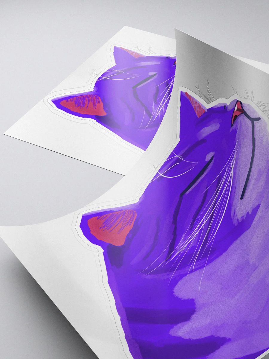 Grape Cat Sticker product image (4)
