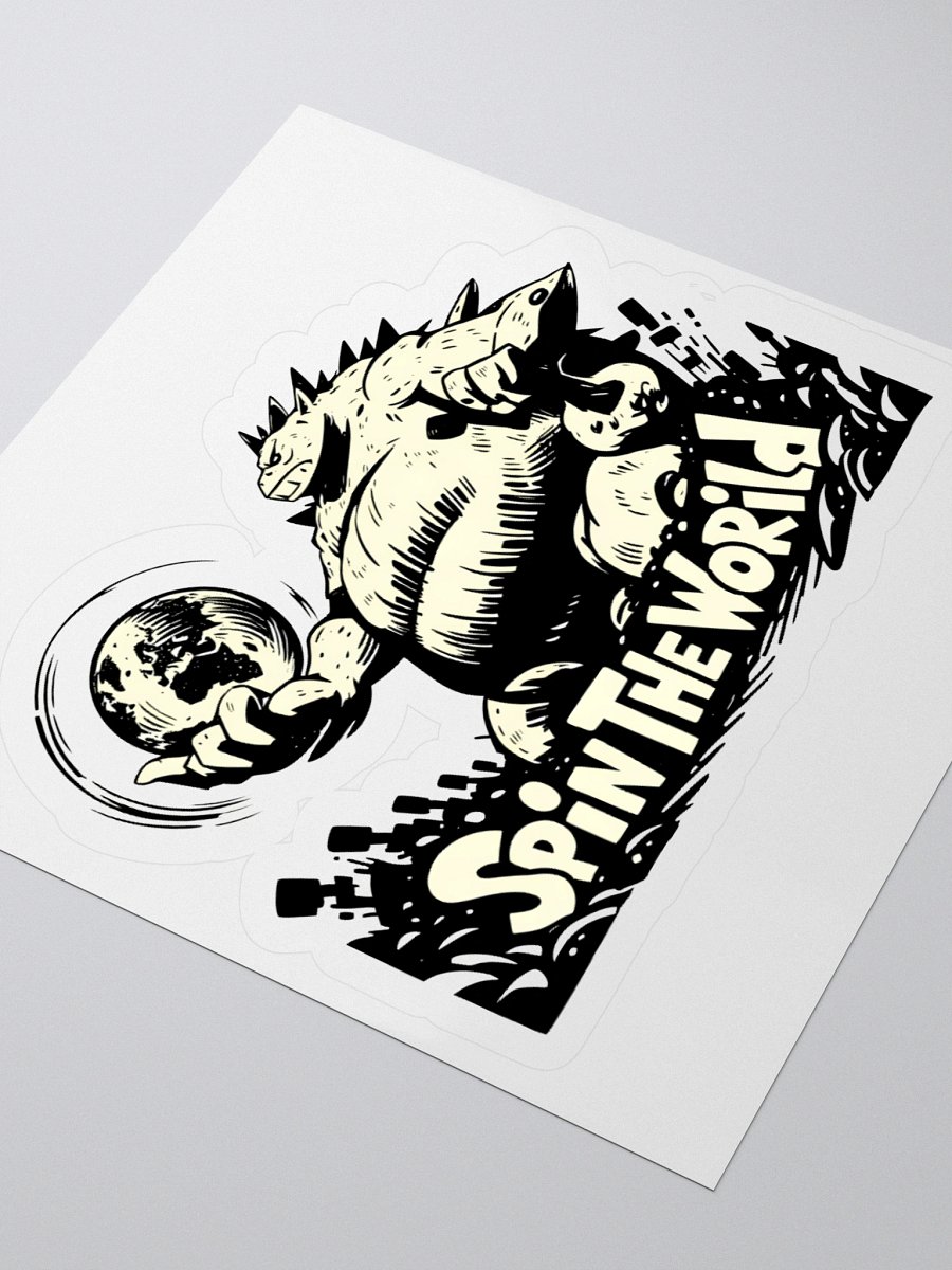 Monochrome Monster: Spin the World Sticker product image (9)