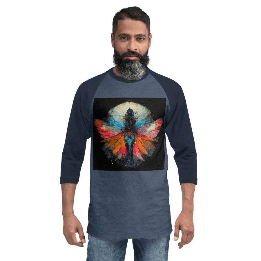 Metamorphosis Fairy Raglan Tee product image (2)