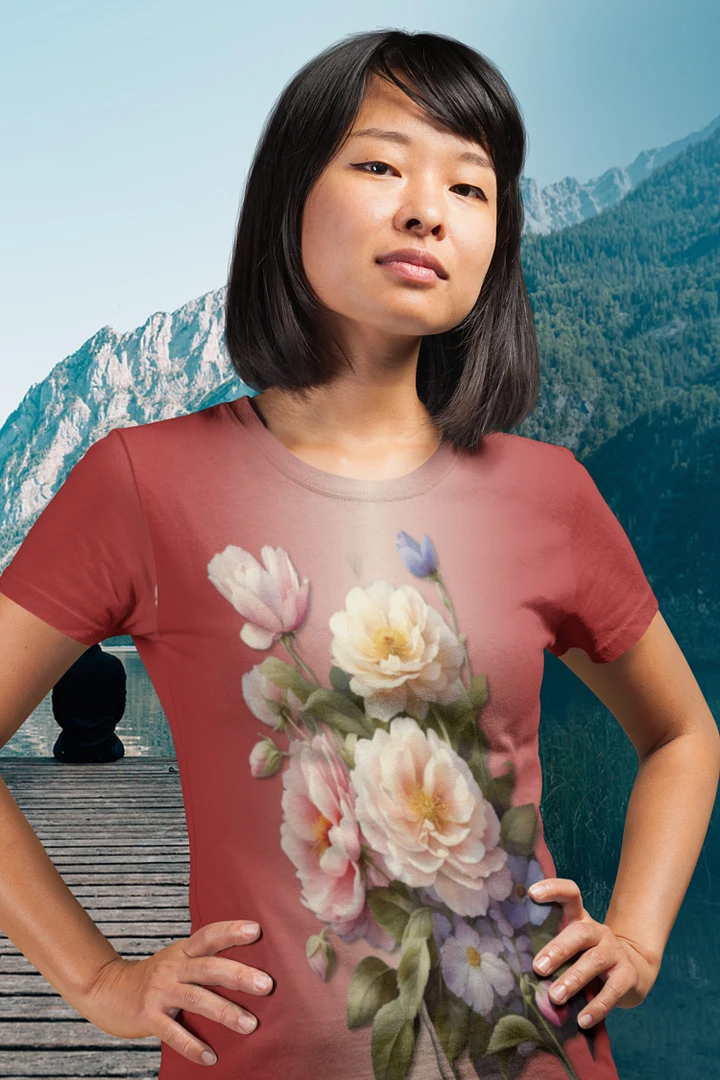 Floral Themed All Over Print T-shirt product image (1)