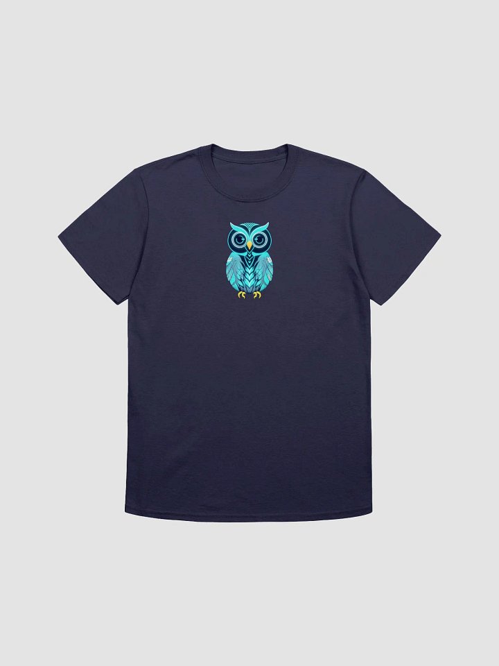 Neon Owl Glow Unisex T-Shirt product image (15)