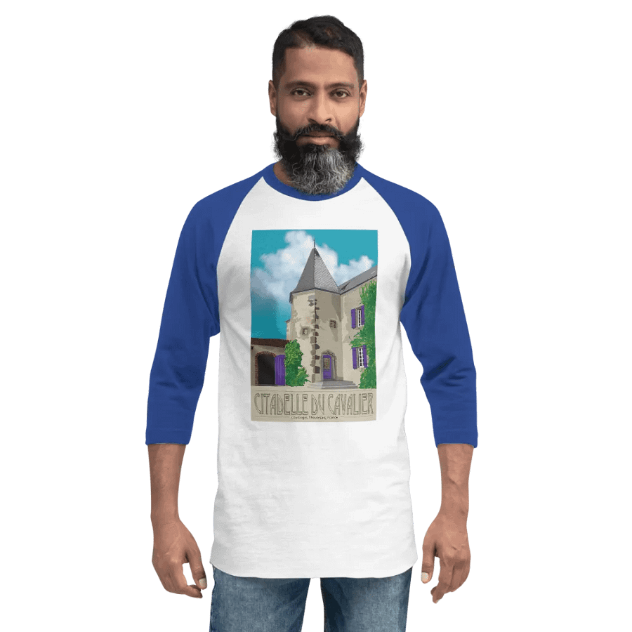 Raglan T-Shirt with Château Illustration product image (107)