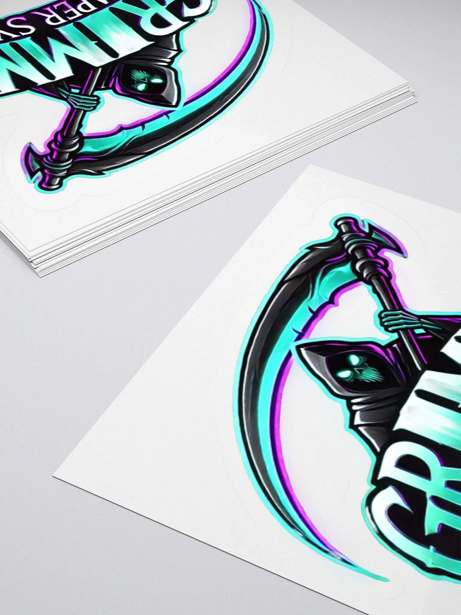 GrimmyReaperSyn Vinyl Sticker 💀🎮 product image (8)