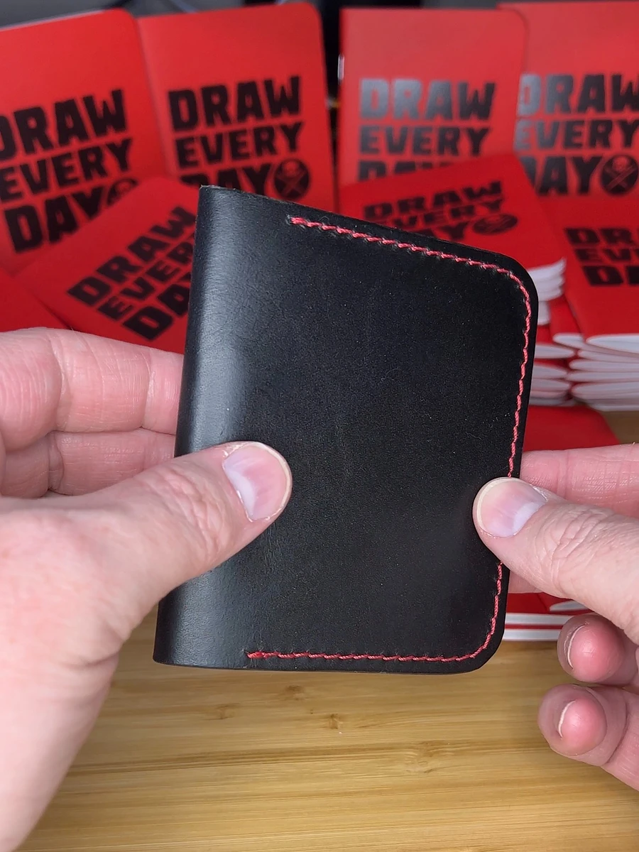 EDC Leather Sketch Wallet (Very Limited, only 1 Left!) product image (2)
