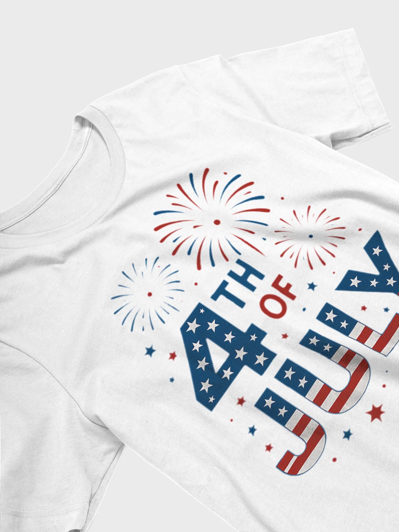 Patriotic Stars & Stripes 4th of July T-Shirt product image (3)