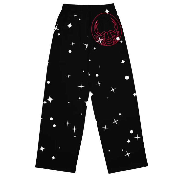 Starry Scorpio Unisex Wide-Leg Pants product image (2)