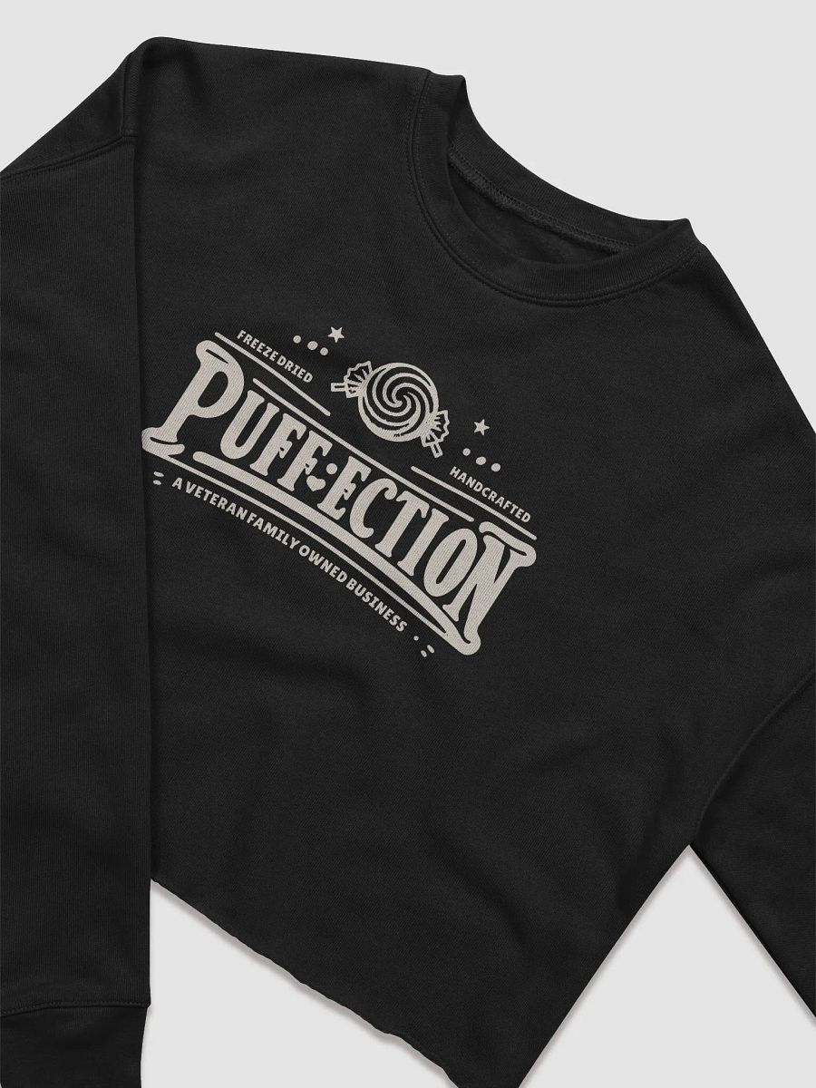 Puffection Black Fleece Crop product image (3)