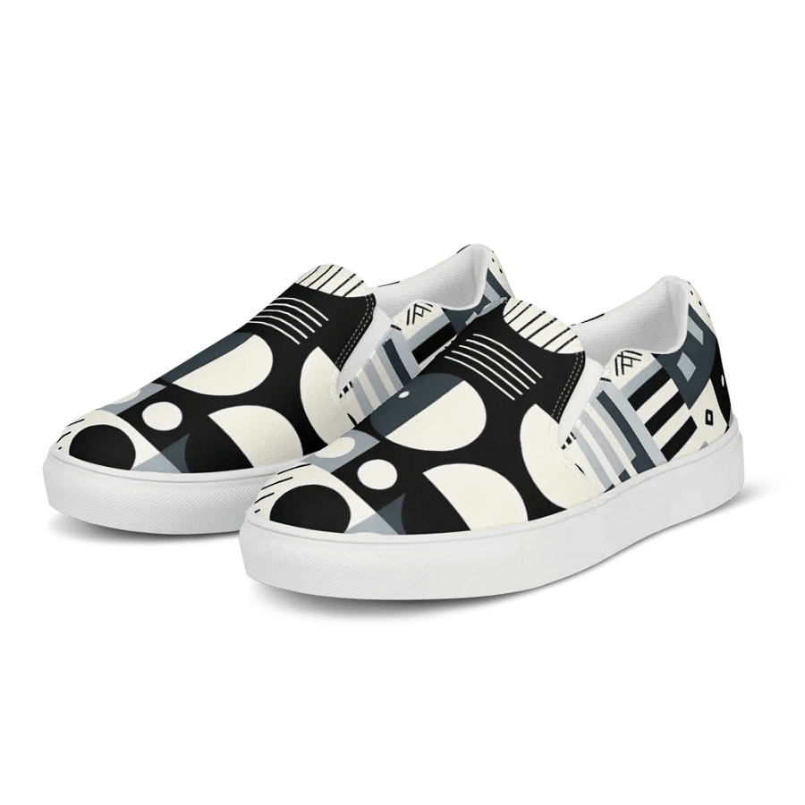 Abstract Geometric Men's Slip-On Shoes product image (3)