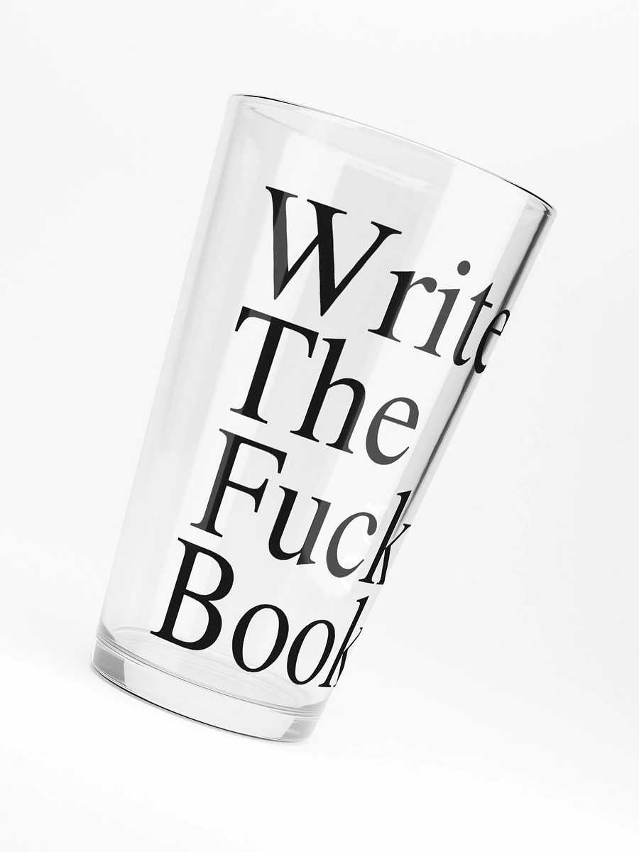 Write the Fucking Book Shaker Pint Glass product image (6)