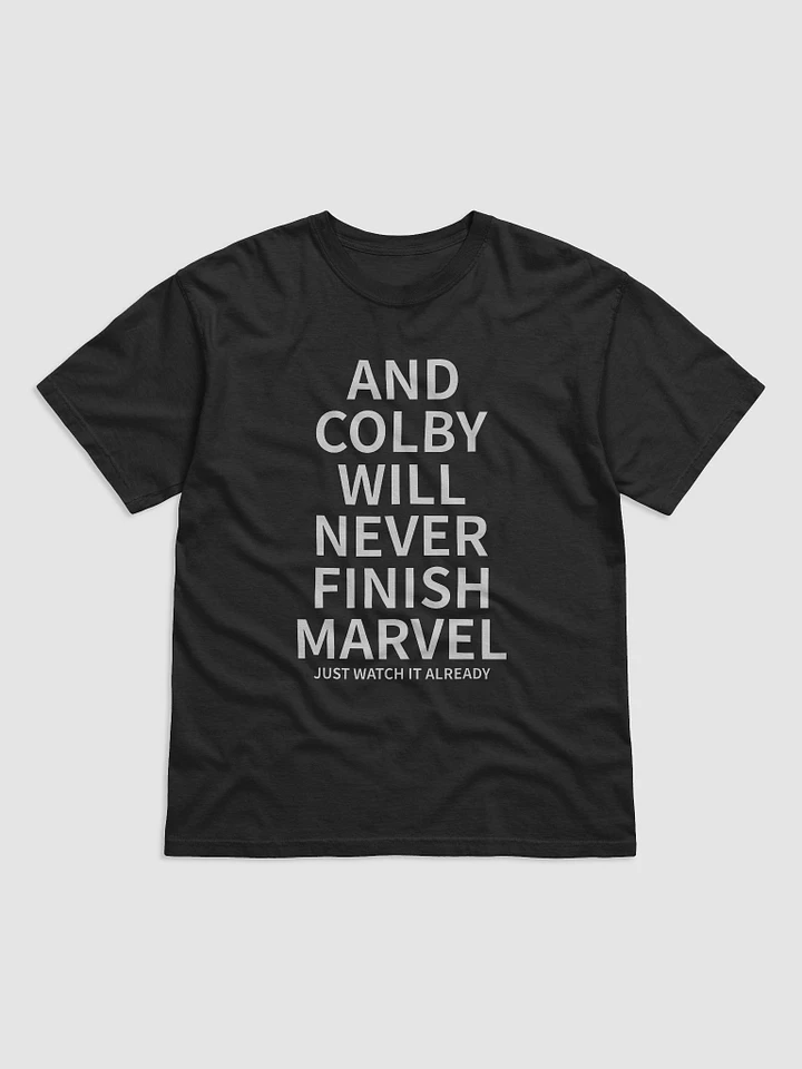 Colby Will Never Finish Marvel Tee product image (1)