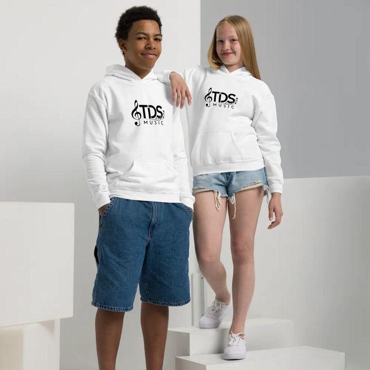 TDS Music Youth Heavy Blend Hoodie in Blue, White, Black (XS-XL) product image (40)