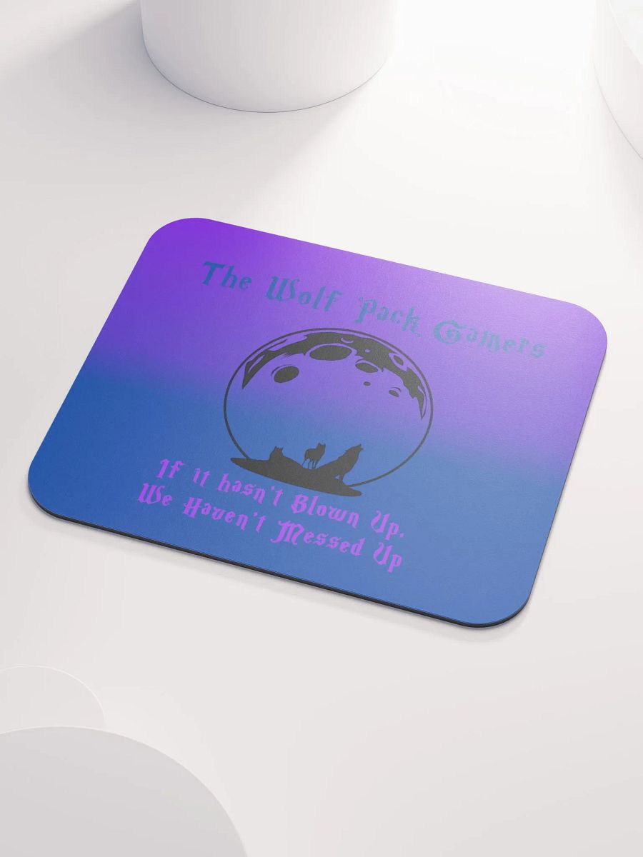 The Wolf Pack Gamers Gaming Motto Mousepad product image (3)