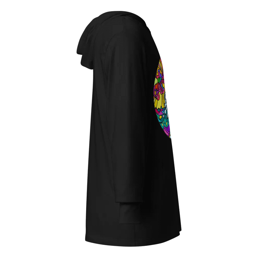 Stained Glass Dreams Hooded Tee - Wave at Sunset product image (6)