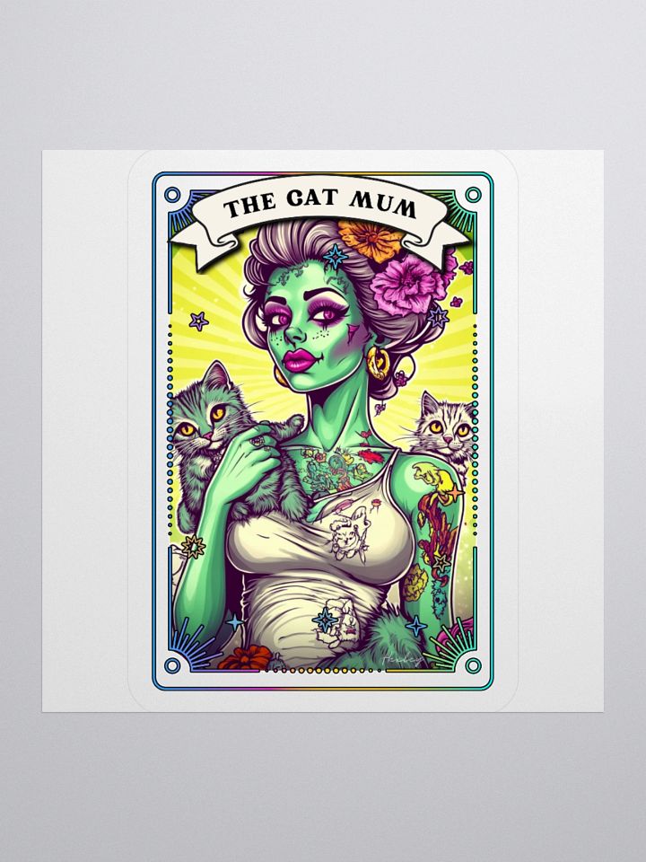 Zombabes: The Cat Mum Sticker product image (1)