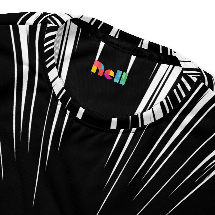 Radial All-Over Print Recycled Unisex Sweatshirt | Eco-Friendly Streetwear | Bold Sustainable Fashion product image (4)