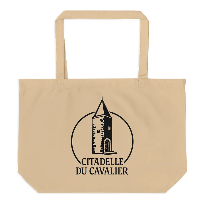 Organic Cotton Twill Tote Bag with Citadelle du Cavalier Tower product image (2)