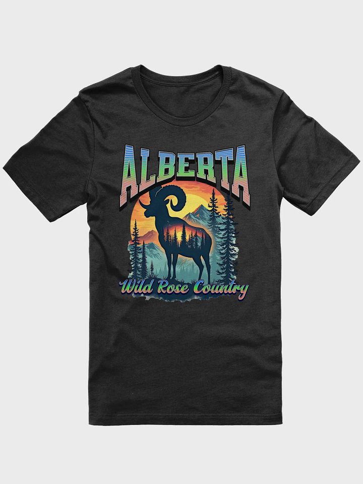 Alberts Wild Rose Country Rocky Mountain Bighorn Sheep Softness Unisex T-Shirt product image (1)