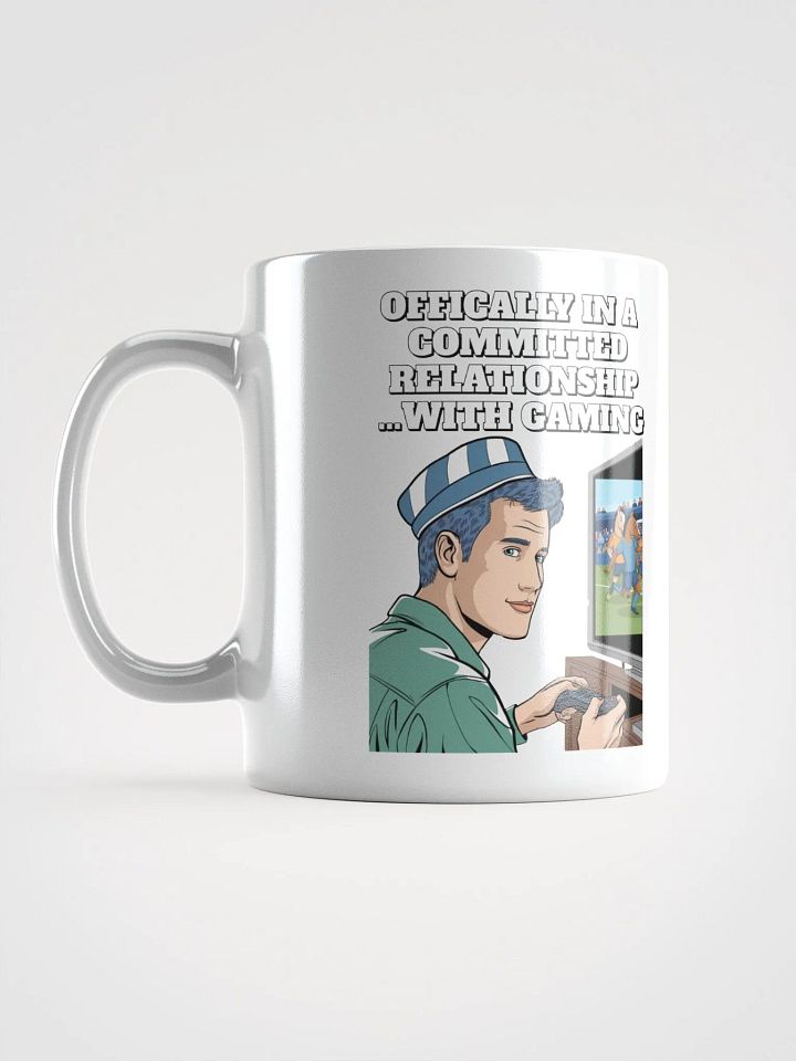 Offically In A Committed Relationship...With Gaming Funny White Coffee Mug product image (3)