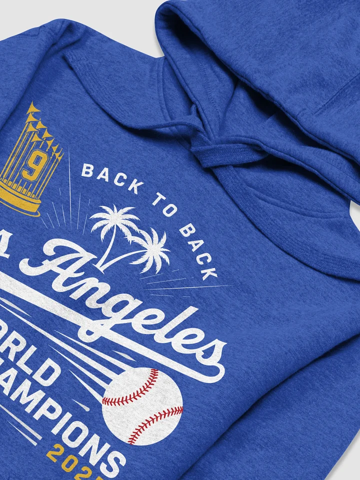 Los Angeles Dodgers 2025 World Series Back to Back Champions Hoodie product image (2)