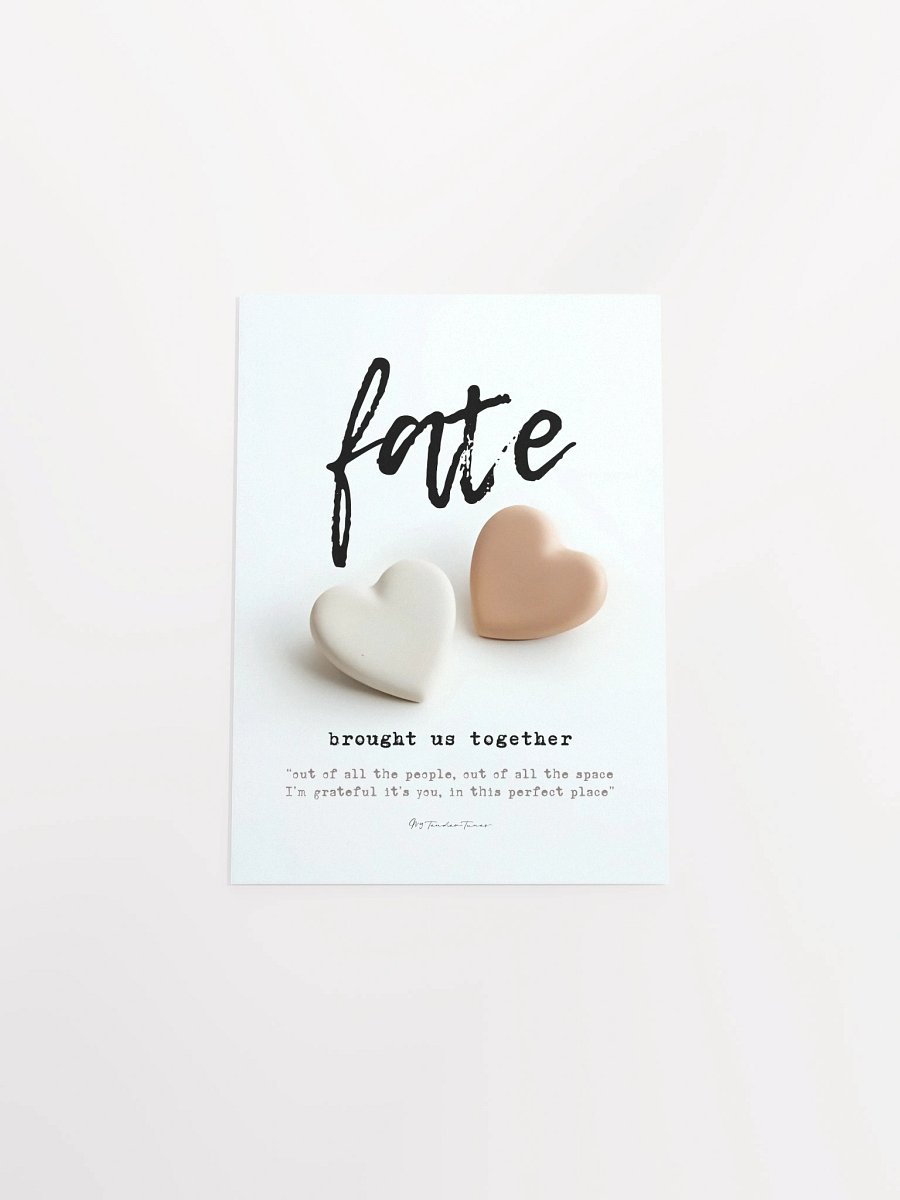 FATE BROUGHT US TOGETHER - Original Lyric Lines Matte Paper Poster product image (4)