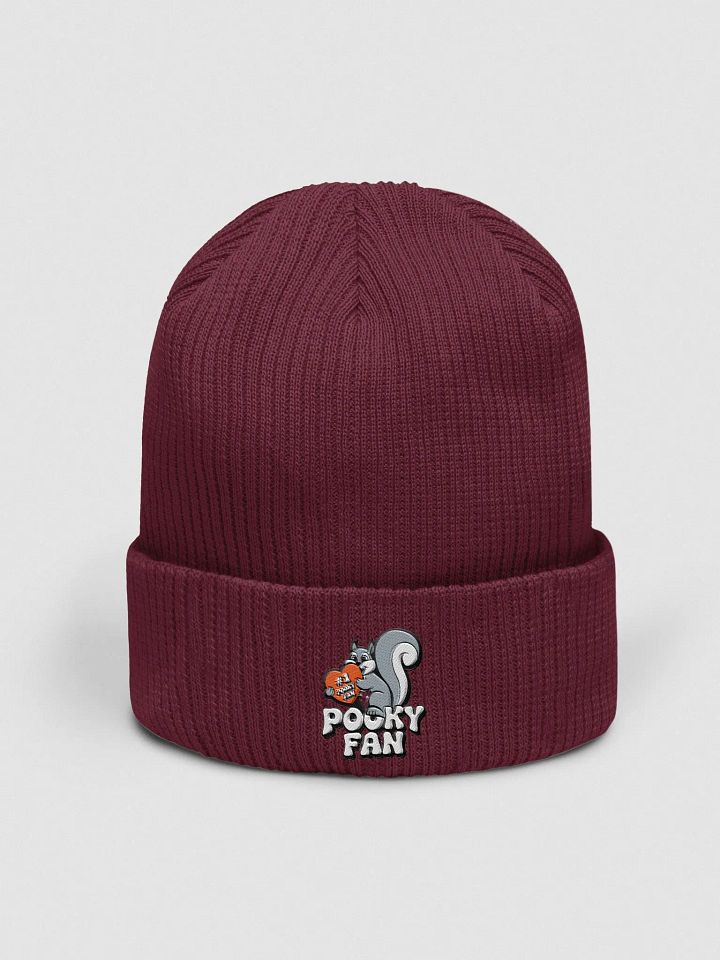 Organic Cotton Embroidered Beanie: Cutesy Pooky Fan with Heart product image (1)