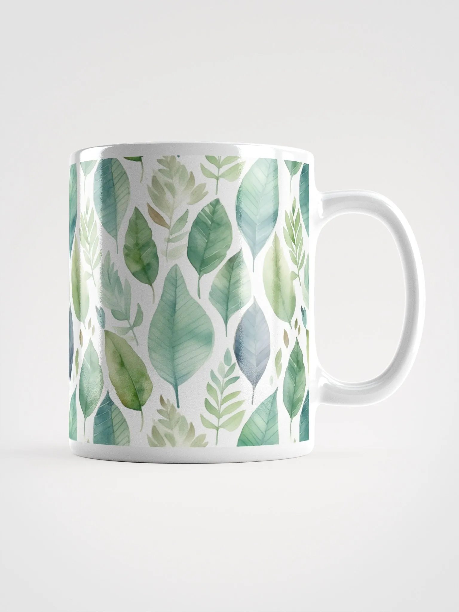 Green leaf mug product image (1)