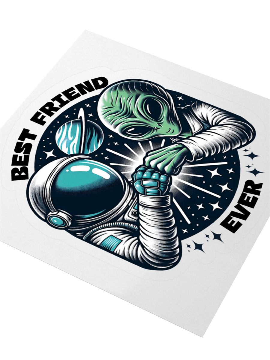 Best Friend Ever Kiss Cut Stickers product image (9)