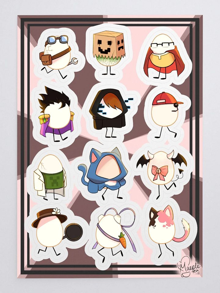 Egg Parents! Sticker Sheet 2 product image (1)