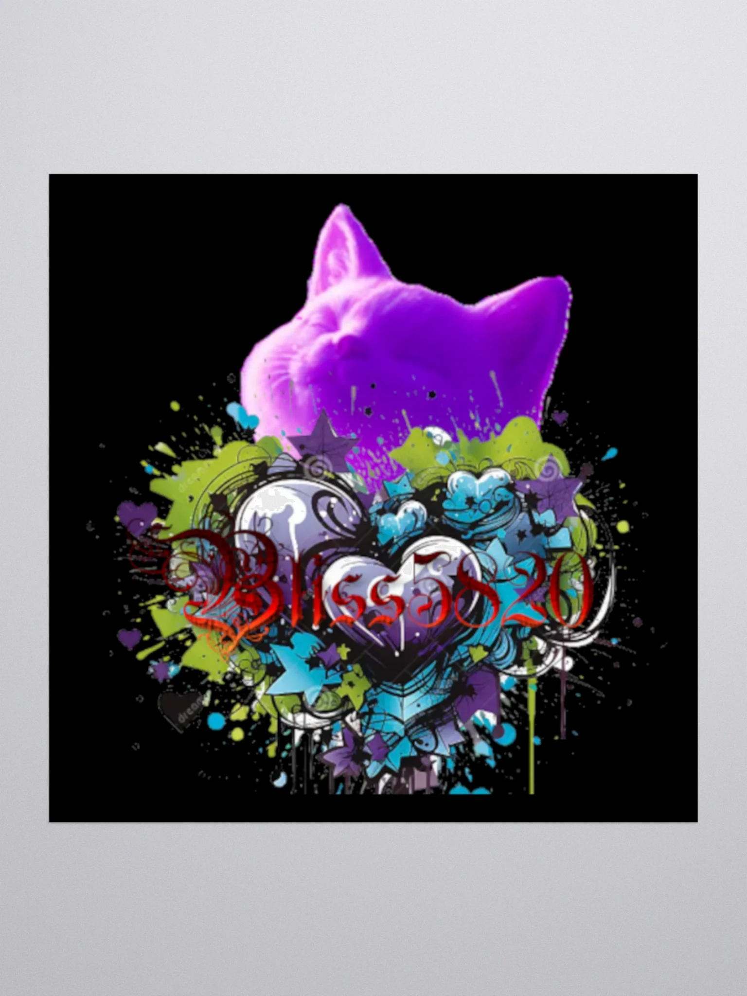 Blissed 2U Cat Love Stickers product image (1)