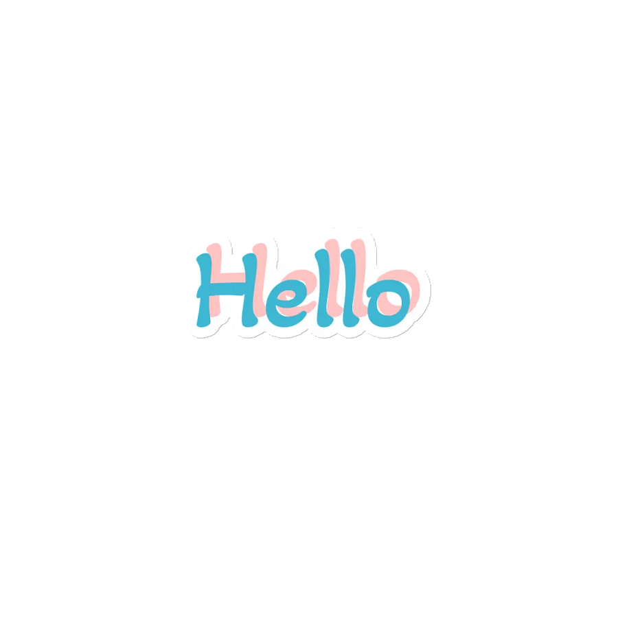 Hello sticker product image (1)