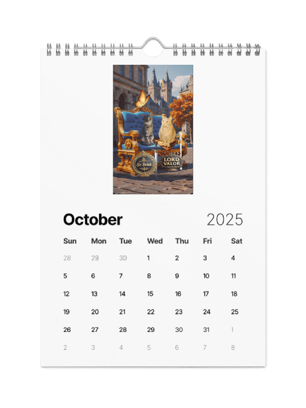 Princess Pearl Ann and the Royal Court 2025 Calendar product image (11)