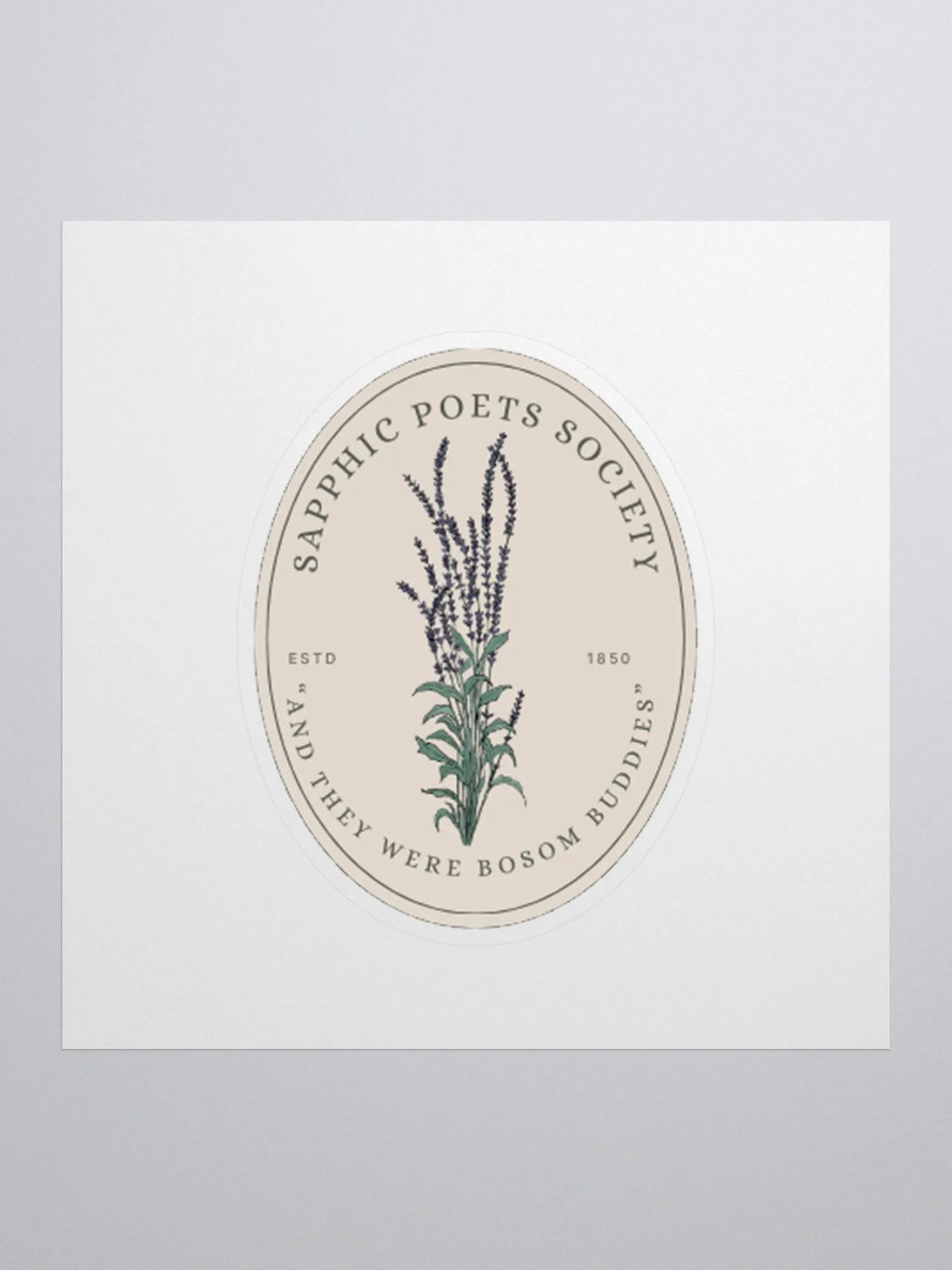 Sapphic Poets Society Sticker product image (1)