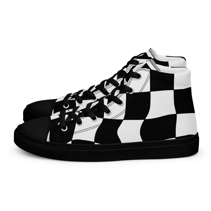 Chess - Men's High Top Canvas Shoes product image (1)