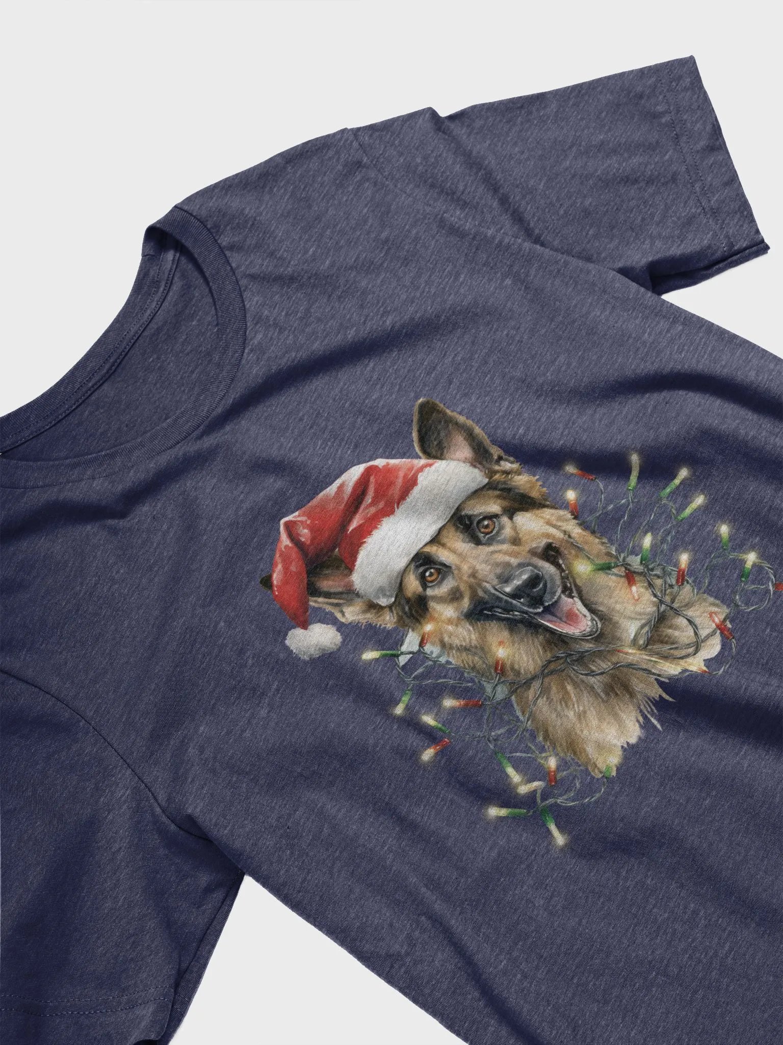 "German Shepherd Christmas" t-shirt product image (6)