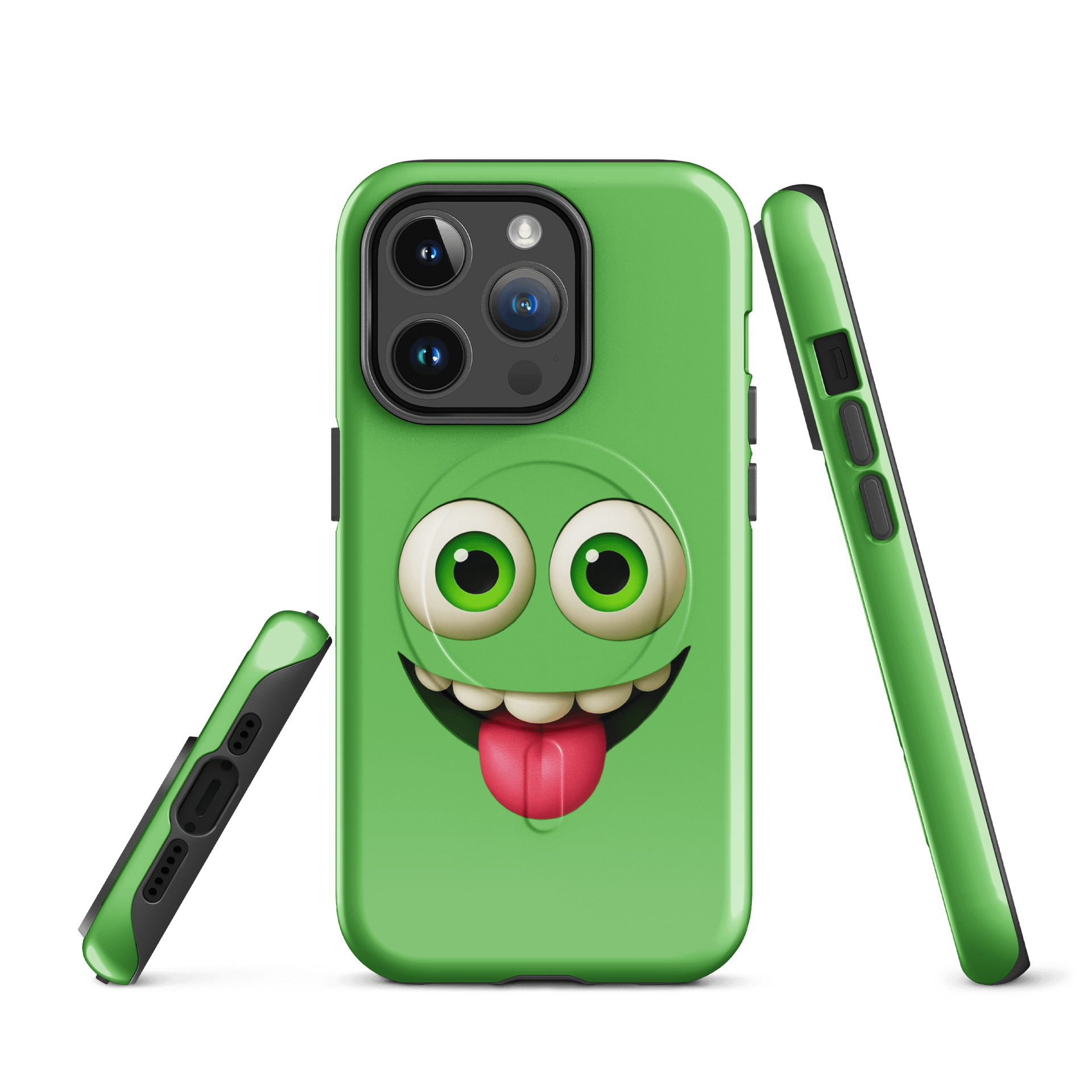 Cheeky Green Monster MagSafe® iPhone Case product image (1)