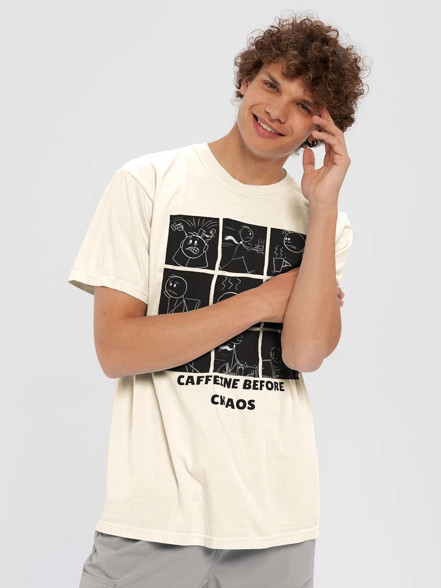 CAFFEINE BEFORE CHAOS T-SHIRT (BLACK) product image (53)