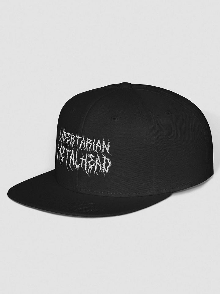 Libertarian Metalhead - Snapback White product image (2)