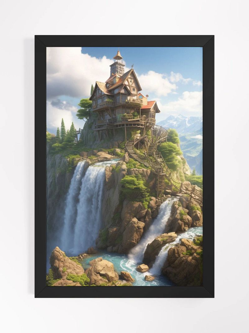 Mountain Top Home - Poster
