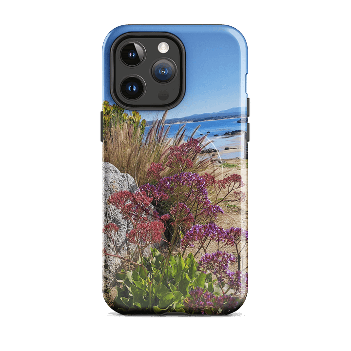 Purple Flowers by the Coast MagSafe® Tough iPhone® Case product image (20)