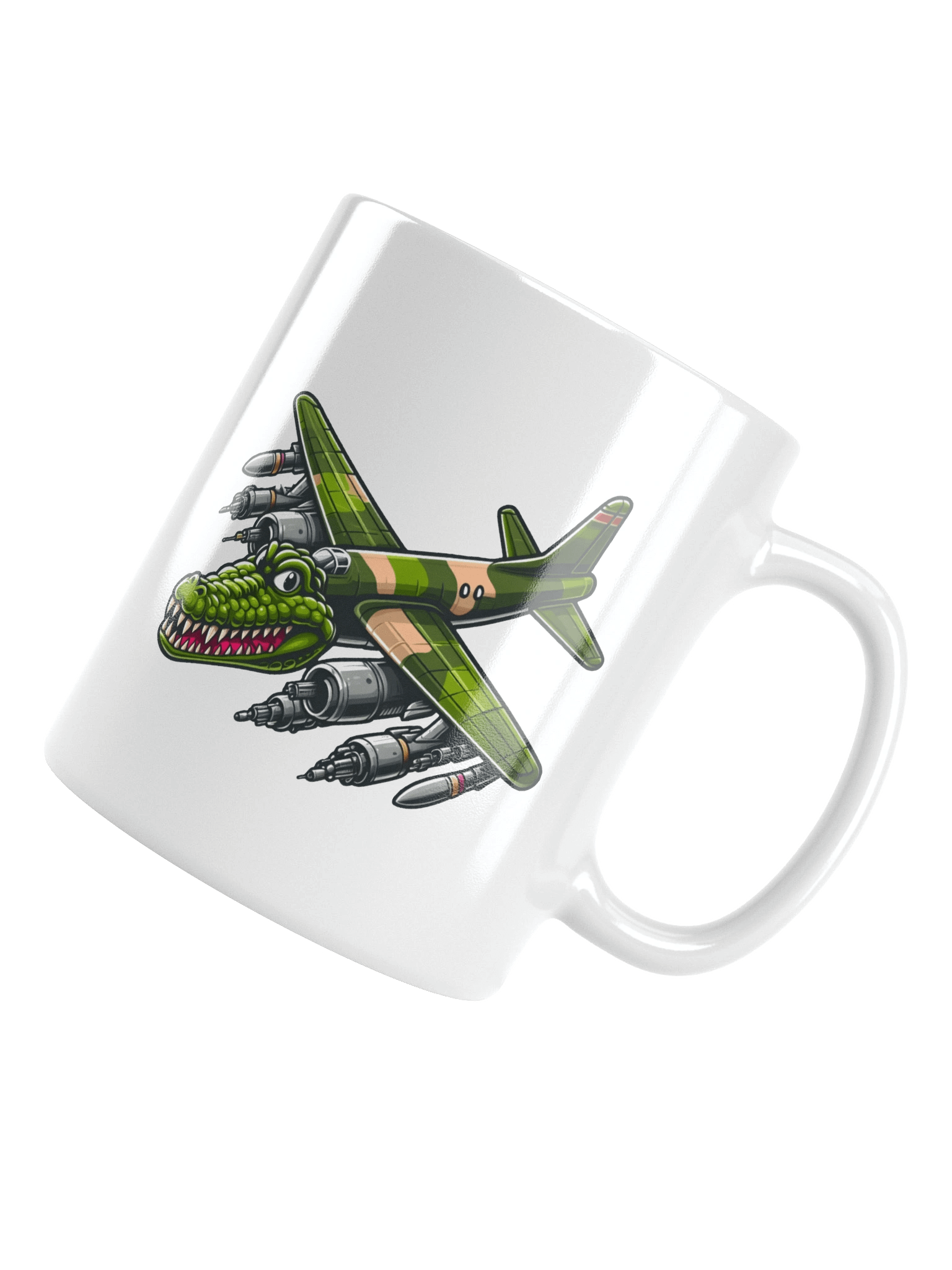Bombardiro Crocodilo Mug – Brainrot Fanart Cartoon product image (10)