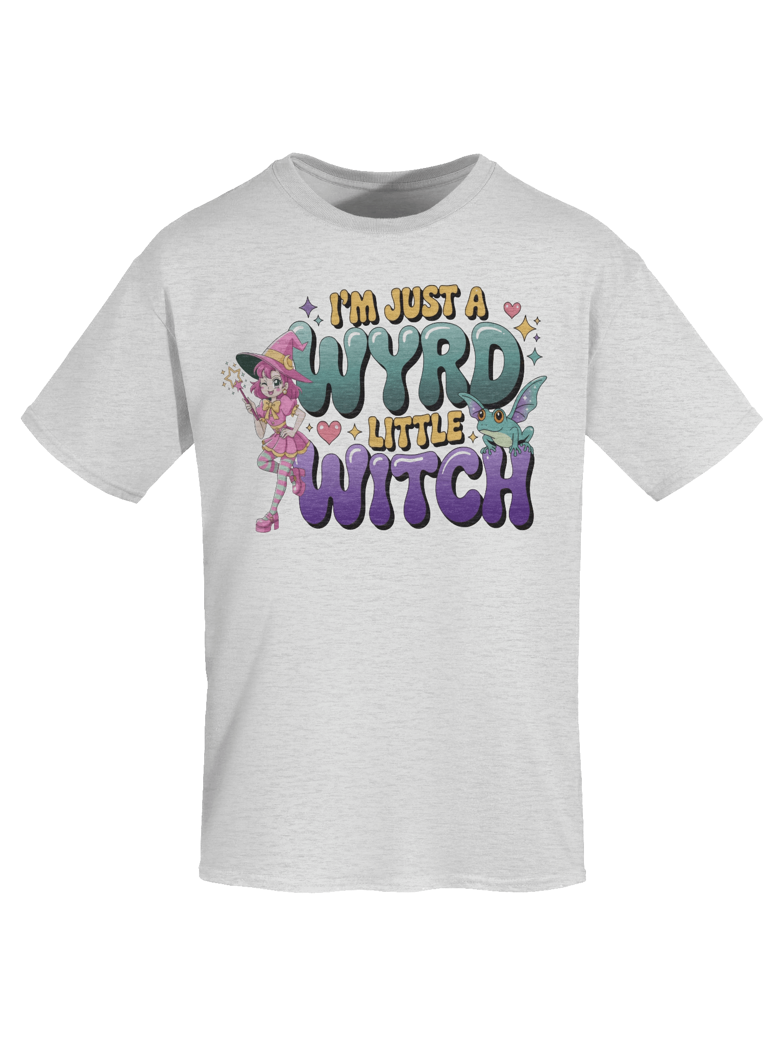 I’m Just a Wyrd Little Witch Unisex Heavyweight Graphic T-shirt product image (1)