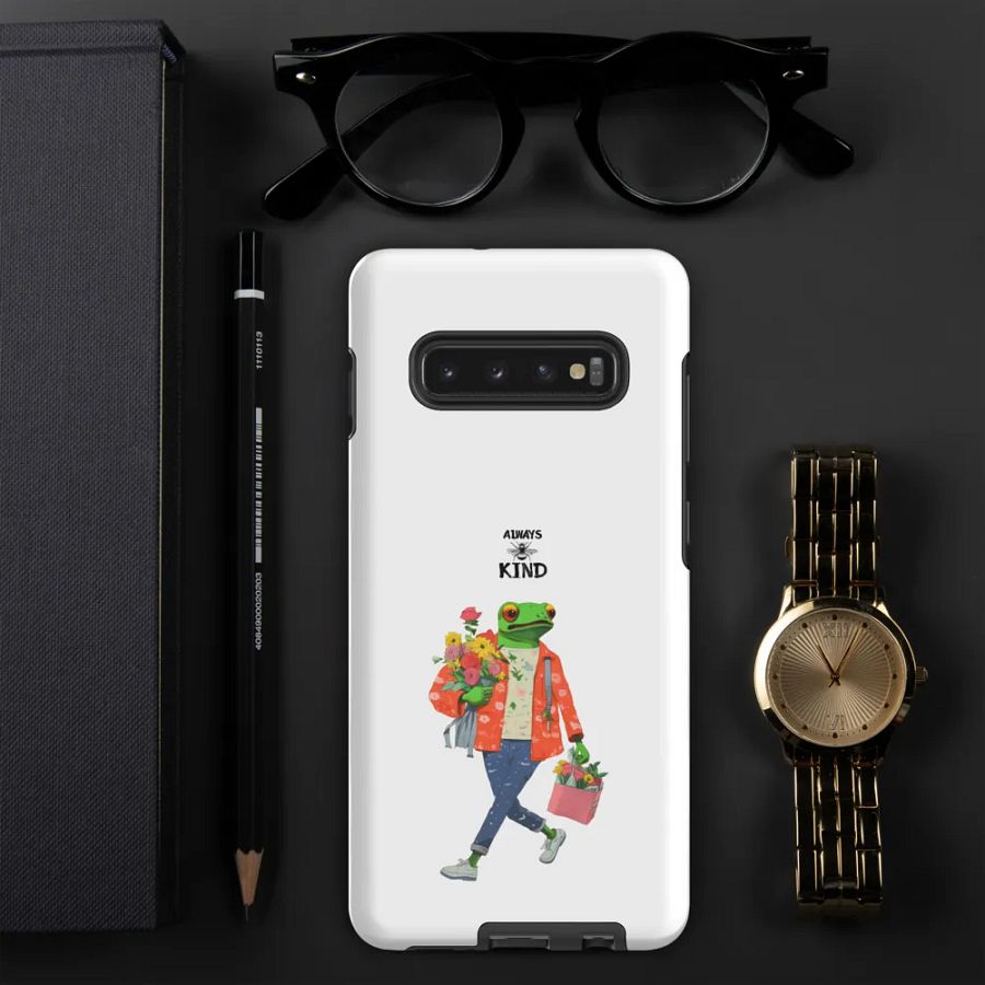 'Always Bee Kind' Stylish Frog Samsung Tough Case product image (6)