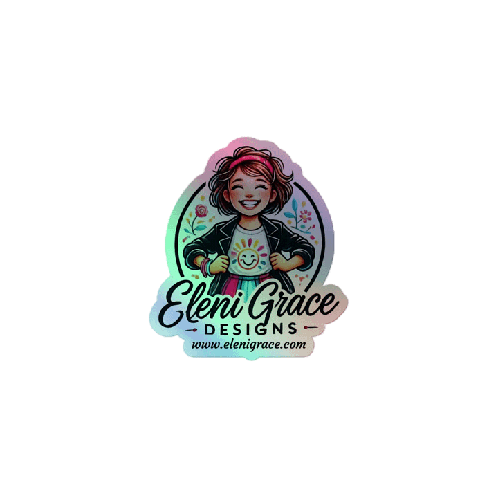 Eleni Grace Designs Holographic Sticker product image (1)