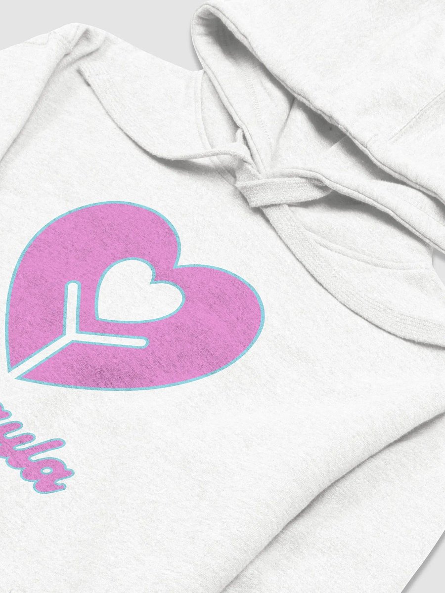 White Hoodie (Pink Logo) product image (3)