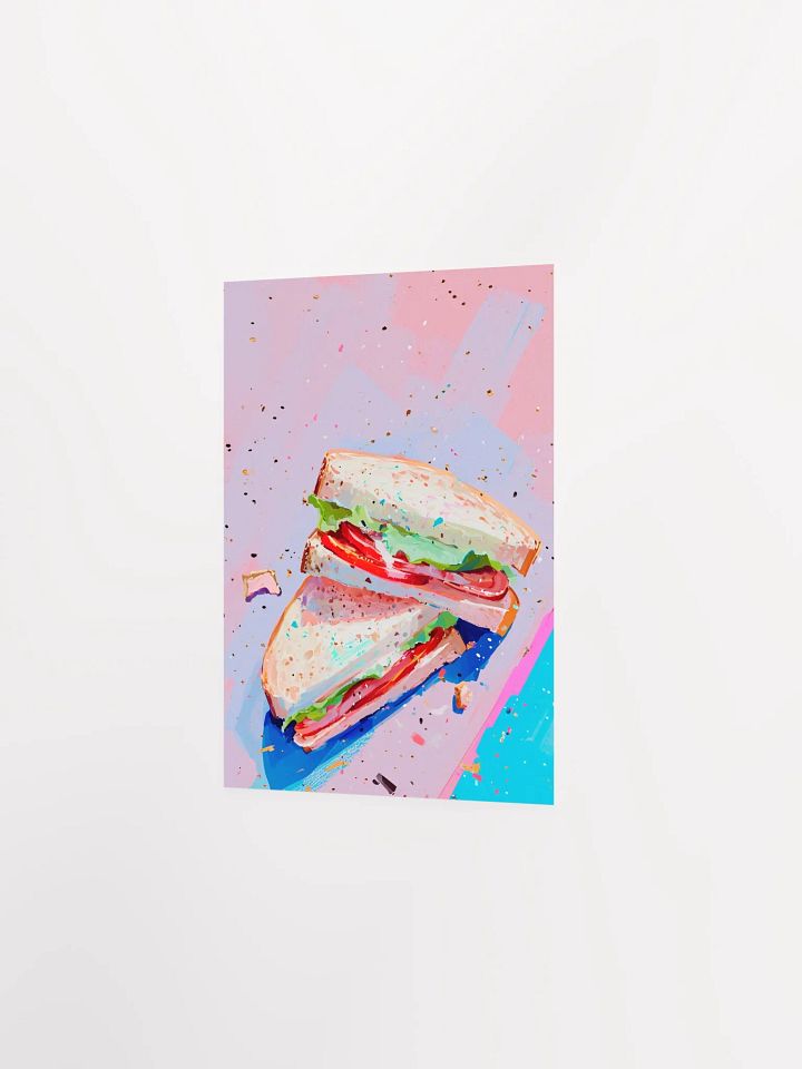 Abstract Sandwich Art Matte Poster product image (3)
