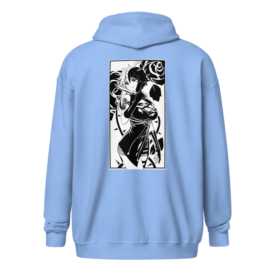 Roses Zipped Hoodie (Embroidered) product image (6)